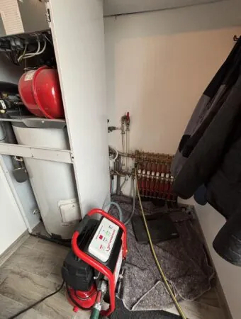 Dépannage - Désembouage complet d’un plancher chauffant