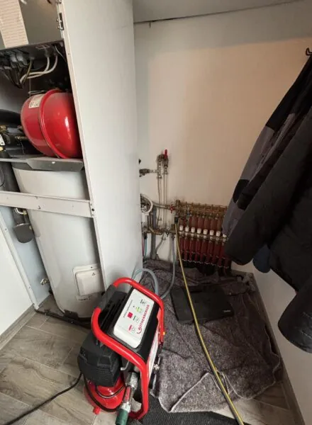 Dépannage - Désembouage complet d’un plancher chauffant