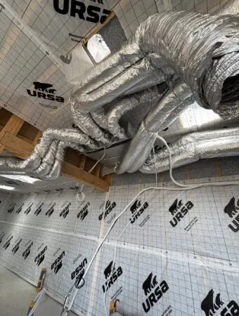 Transformation complète à La Jarrie - Réseau de gaines